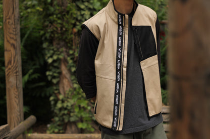 Fly Vest - beige cotton